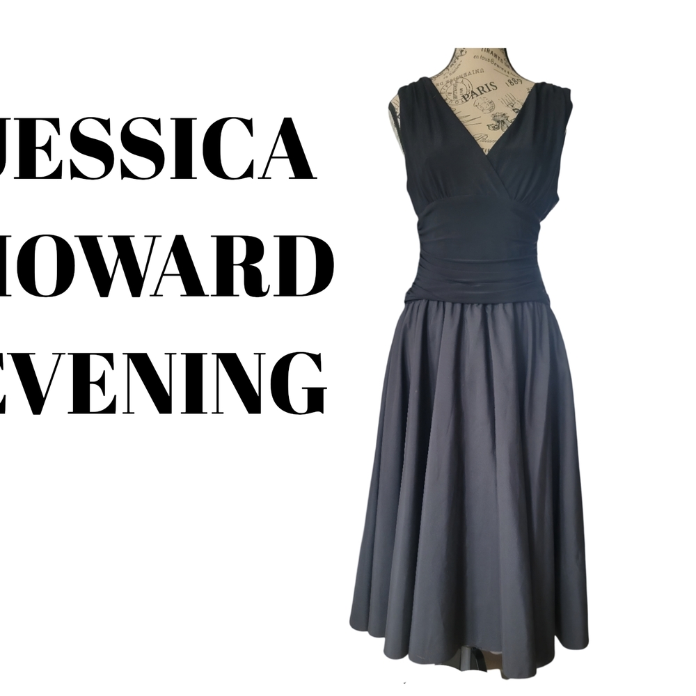 Jessica Howard Black Evening Dress - Picture 3 of 14